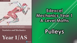 Edexcel A Level Maths Mechanics 1  Pulleys [upl. by Ronile]