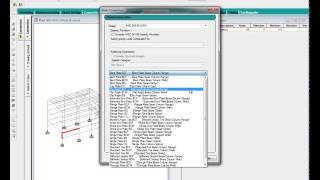 RAM Connection V8i Integration with STAAD Pro [upl. by Nyliahs35]