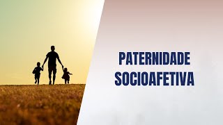 Paternidade socioafetiva [upl. by Oiligriv]