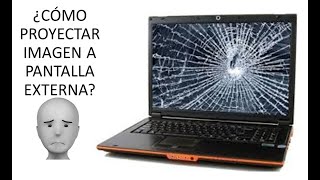 UTILIZAR UNA LAPTOP CON PANTALLA ROTA [upl. by Elohcan]