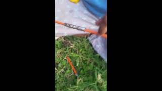 Fixing cut InternetTV cable line Comcast in yard Part 1 [upl. by Perretta]