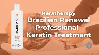 Keratherapy Brazilian Renewal Professional Keratin Treatment [upl. by Einafets]