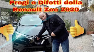 Pregi e Difetti della Renault Zoe 2020 [upl. by Naihtniroc]