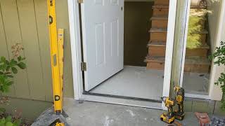 Jeld Wen Front Door Installation  Really crappy products and craftsmanship PART 1 [upl. by Engle]