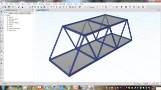 ETABS TUTORModelling of a Truss BridgePart 1 [upl. by Fry647]