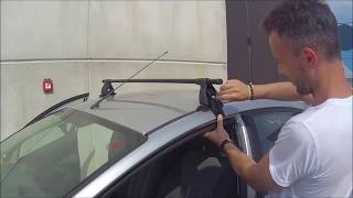 How to Fit Green Valley Roof Rack Cross Bars  Ford Fiesta mk6 mk7 [upl. by Anzovin506]