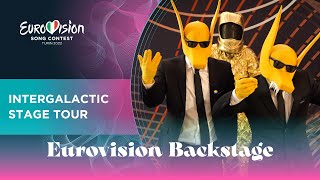 Eurovision Backstage  Day 6 Intergalactic Stage Tour  Eurovision News from Turin 2022 [upl. by Gnuh]