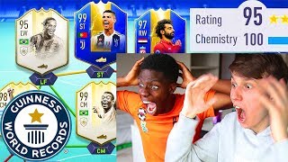 THE FASTEST KIDS 195 TOTS FUT DRAFT WORLD RECORD vs xDUTTINHO FIFA 19 [upl. by Blumenthal]