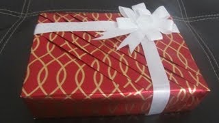 Part 1 Pleated wrapping  How to wrap your gifts in an elegant way Updated video in description box [upl. by Aciretnahs471]