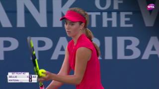 2017 Bank of the West Classic Quarterfinals  CiCi Bellis vs Petra Kvitova  WTA Highlights [upl. by Nigel271]