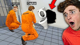 Escaping PRISON With Little Brother In GTA 5 Roleplay [upl. by Sybille]