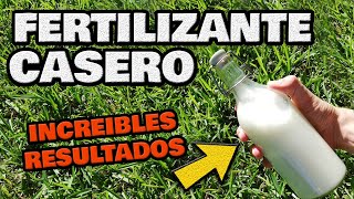 ⭐ FERTILIZANTE CASERO con INCREÍBLES RESULTADOS ⭐ Abono Casero Orgánico para Huerto Urbano y Flores [upl. by Ardnuaek]