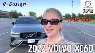 Get An Exclusive First Look At The Allnew 2022 Volvo XC60 RDesign With Heather [upl. by Akemyt]