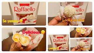 Raffaello my favorite 😍Candy  Almond Coconut Treat Chocolate [upl. by Normi]