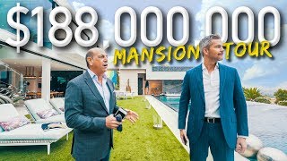 Touring A Massive 188 Million California Mega Mansion  Ryan Serhant Vlog 038 [upl. by Anelrahs]