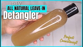 DIY Marshmallow Root amp Slippery Elm Detangler Perfect Leavein Recipe 🙌🏽 [upl. by Awjan841]