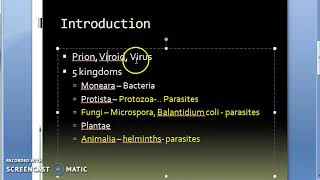 Parasitology 001 b Parasites Introduction Syllabus Classification Medicine Medical MBBS Chapter [upl. by Massey221]