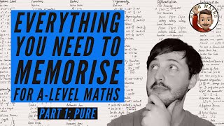 Everything you NEED to memorise for ALevel Maths • Part 1 Pure 💡 [upl. by Kayley]