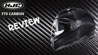 HJC F70 Carbon Helmet Review  New HJC Helmet  HJC F70 Carbon [upl. by Courtenay]