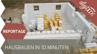 Reportage Haus bauen in 10 Minuten  Die Magie von Porenbeton [upl. by Arenat]