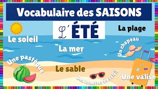 Vocabulaire des saisons  Lété [upl. by Meurer]