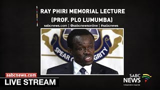 Prof PLO Lumumba delivers Ray Phiri Memorial Lecture [upl. by Emerson]