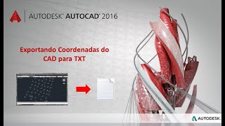 Exportando coordenadas do AutoCad [upl. by Carney34]