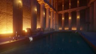 Ancient Roman Bath Ambience  Water Bubble Sounds for Sleep Study  Hot Spring  8Hours [upl. by Claire702]