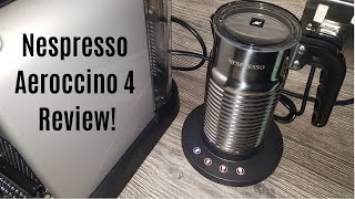 Nespresso Aeroccino 4 Milk Frother Review  Worth upgrading from the Aeroccino 3 [upl. by Zubkoff]