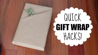 Quick Gift Wrap Hacks [upl. by Denby]