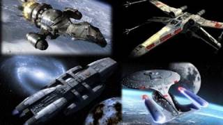 Top 10 Coolest Movie Spaceships [upl. by Anillek]