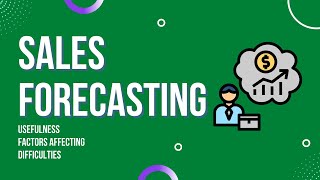 Sales forecasting [upl. by Reniar]