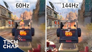 60hz vs 144hz vs 240hz  The TRUTH about High Refresh Monitors  The Tech Chap [upl. by Hedgcock779]