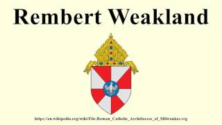 Rembert Weakland [upl. by Ylehsa]