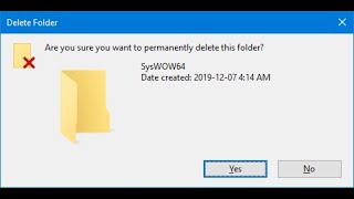 Windows 10 without SysWOW64 [upl. by Ardnuasak]