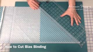 Terrys Tips How to Cut Bias Binding [upl. by Ngo]