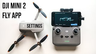 DJI Mini 2  The Best DJI Fly app Settings [upl. by Mirelle877]