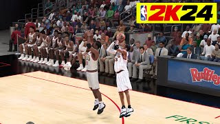 Allen Iverson Jumpshot Fix NBA 2K24 [upl. by Euqinimod]