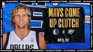 Dirk Drops 40 PTS To Lead Mavs In Game 4  NBATogetherLive Classic Game [upl. by Tletski]