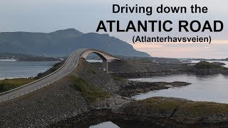 Driving down the Atlantic Road Atlanterhavsveien in Norway [upl. by Orva]