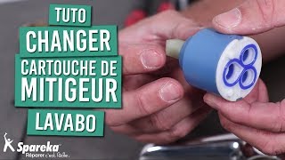 Comment changer la cartouche de son mitigeur de lavabo [upl. by Dnomal]