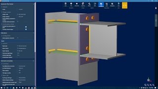 Steel Connection Design in RAM Connection V11 Part1 [upl. by Nyladnewg526]