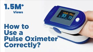 How To Use A Pulse Oximeter Correctly  Medicover Hospitals [upl. by Adelia]