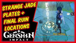 Genshin Impact Strange Jade Plate amp Final Ruin Locations  Soraya World Quest Guide [upl. by Anirazc]