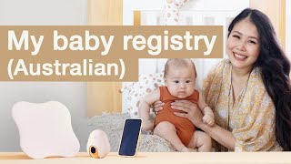 Newborn baby registry recommendations Australia  Essentials most used amp product reviews [upl. by Guod]