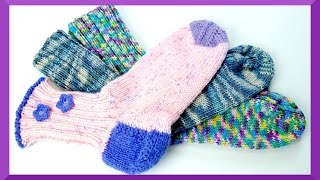 SOCKEN STRICKEN FÜR ANFÄNGER  Anleitung [upl. by Ahcrop]