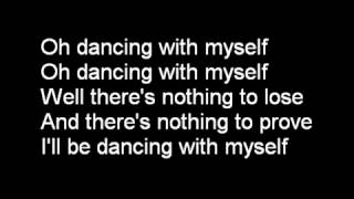 Billy Idol  Dancing With Myself Lyrics [upl. by Akerue]