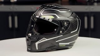 HJC RPHA 70 ST Black Panther Helmet Review [upl. by Nevetse]