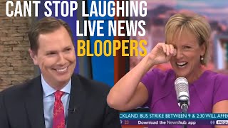 News Reporters Cant Stop Laughing Bloopers [upl. by Stagg]