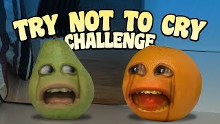 Annoying Orange  Try Not to Cry Challenge [upl. by Siuqramed]